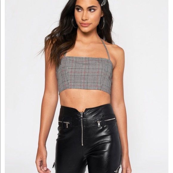 Glen Plain Mini Skirt w/ Halter Top Size XS - Picture 2 of 8